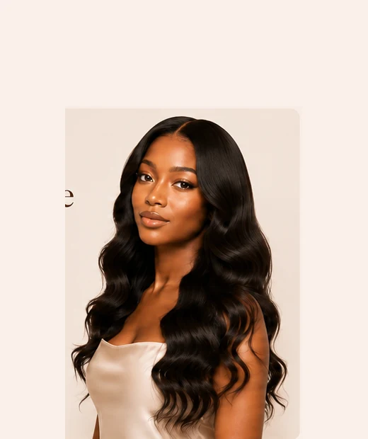Lewis & Ailsa body wave human hair wig model