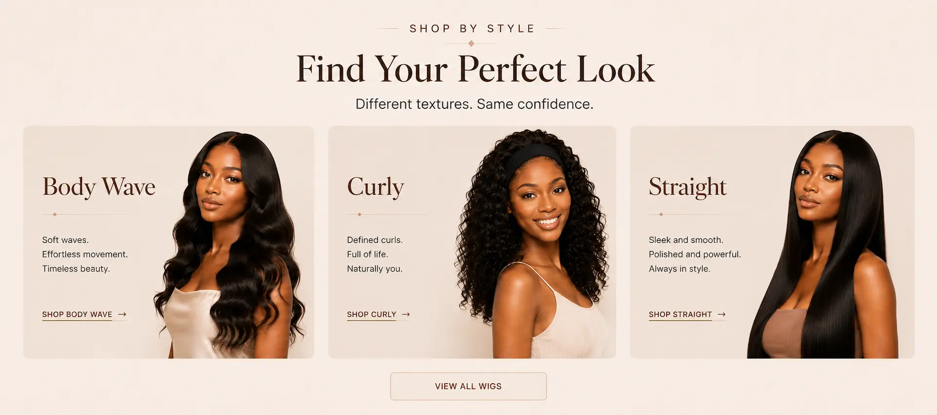 Shop Lewis & Ailsa Wigs by Style